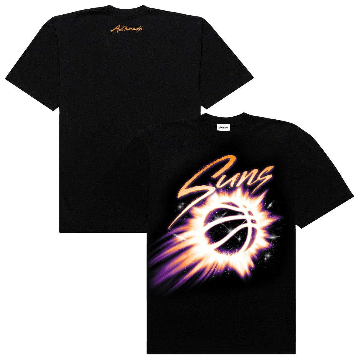 Phoenix Suns Authmade Unisex Ultraviolet T-Shirt - Black outlet
