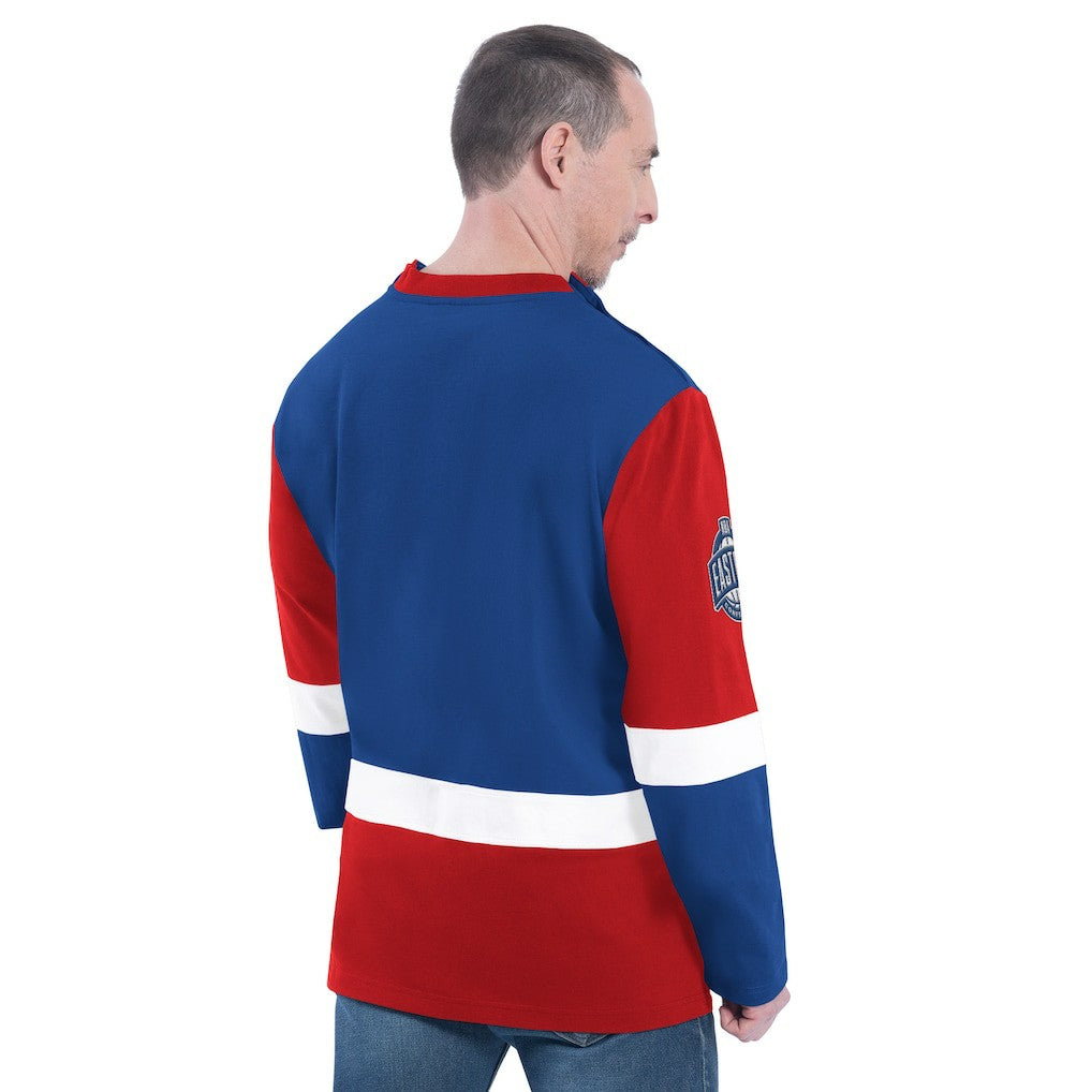 Philadelphia 76ers G-III Sports by Carl Banks Adaptive Rugby Long Sleeve Top - Royal discount