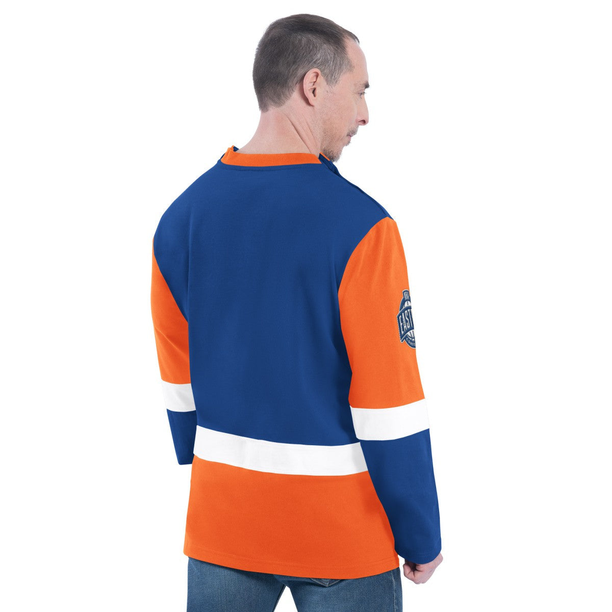 New York Knicks G-III Sports by Carl Banks Adaptive Rugby Long Sleeve Top - Blue for sale