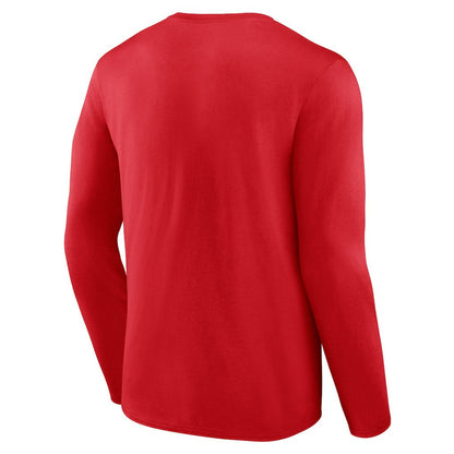 Detroit Pistons Alternate Logo Long Sleeve T-Shirt sale - Red cheap