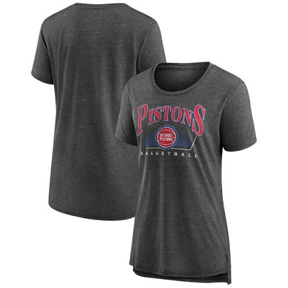 Detroit Pistons Women's Selection Tri-Blend T-Shirt sale - Gray sale