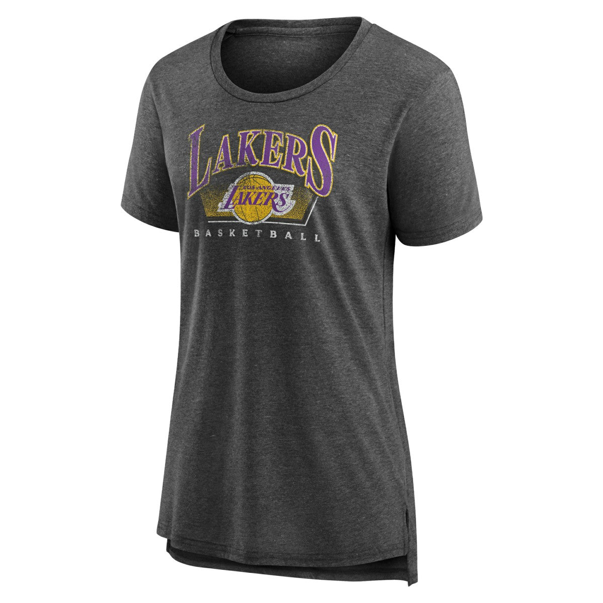 Los Angeles Lakers Women's Selection Tri-Blend T-Shirt - Gray on sale