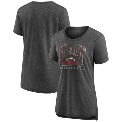 Miami Heat Women's Selection Tri-Blend T-Shirt - Gray on sale