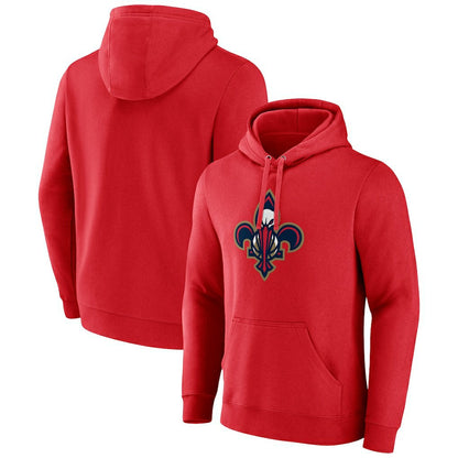 New Orleans Pelicans Alternate Logo Pullover Hoodie - Red shop