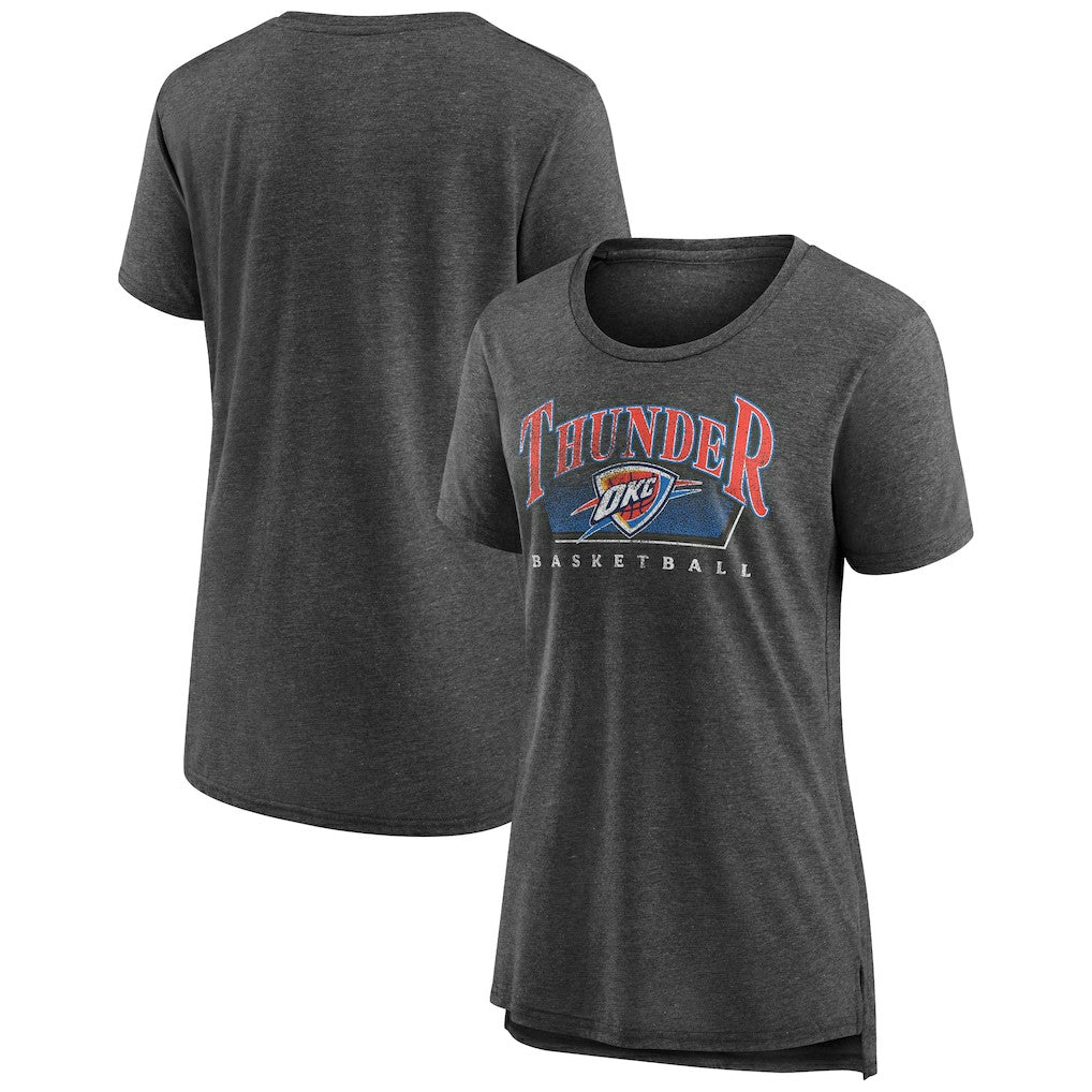 Oklahoma City Thunder Women's Selection Tri-Blend T-Shirt - Gray on sale