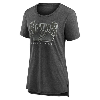 San Antonio Spurs Women's Selection Tri-Blend T-Shirt - Gray sale