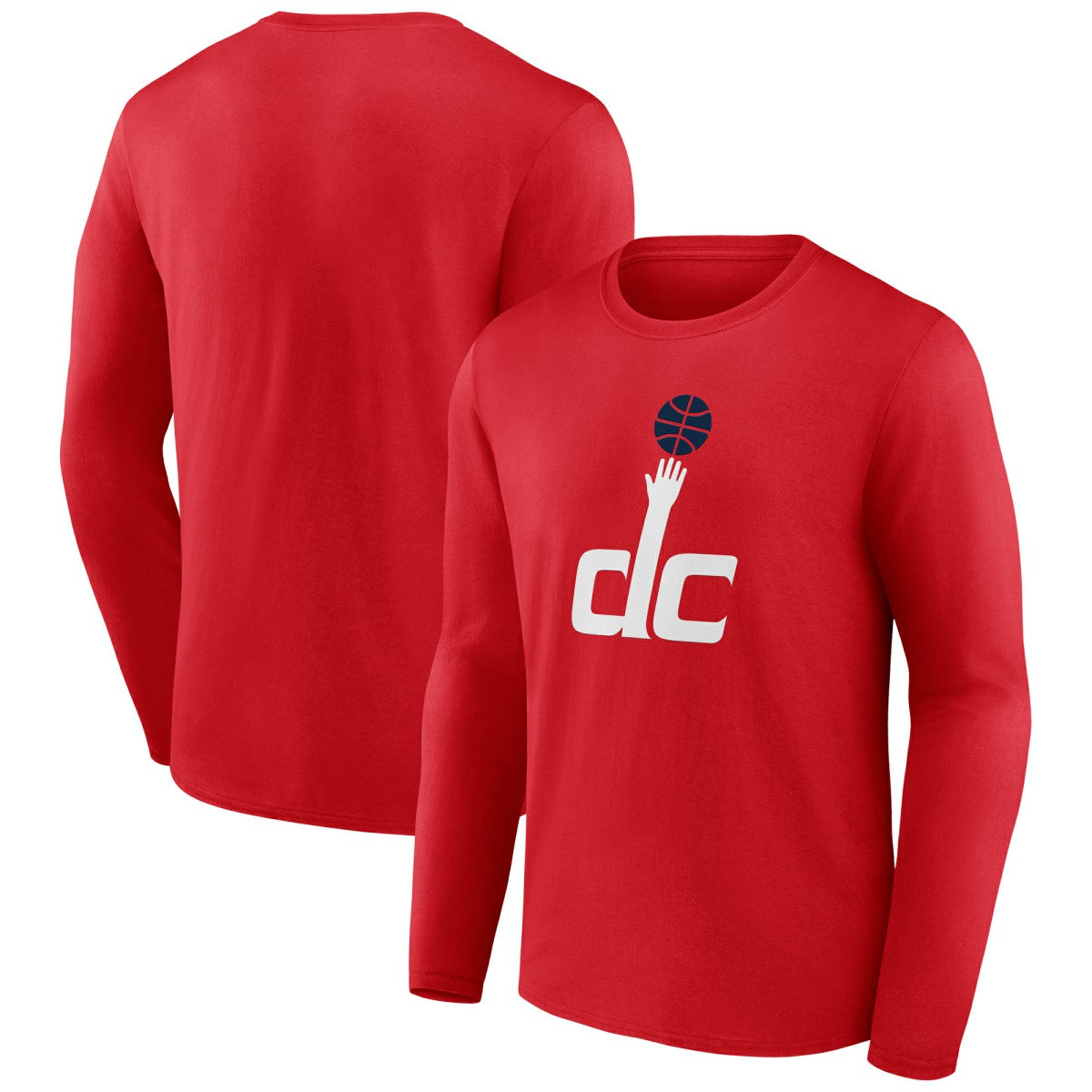 Washington Wizards Alternate Logo Long Sleeve T-Shirt - Red outlet