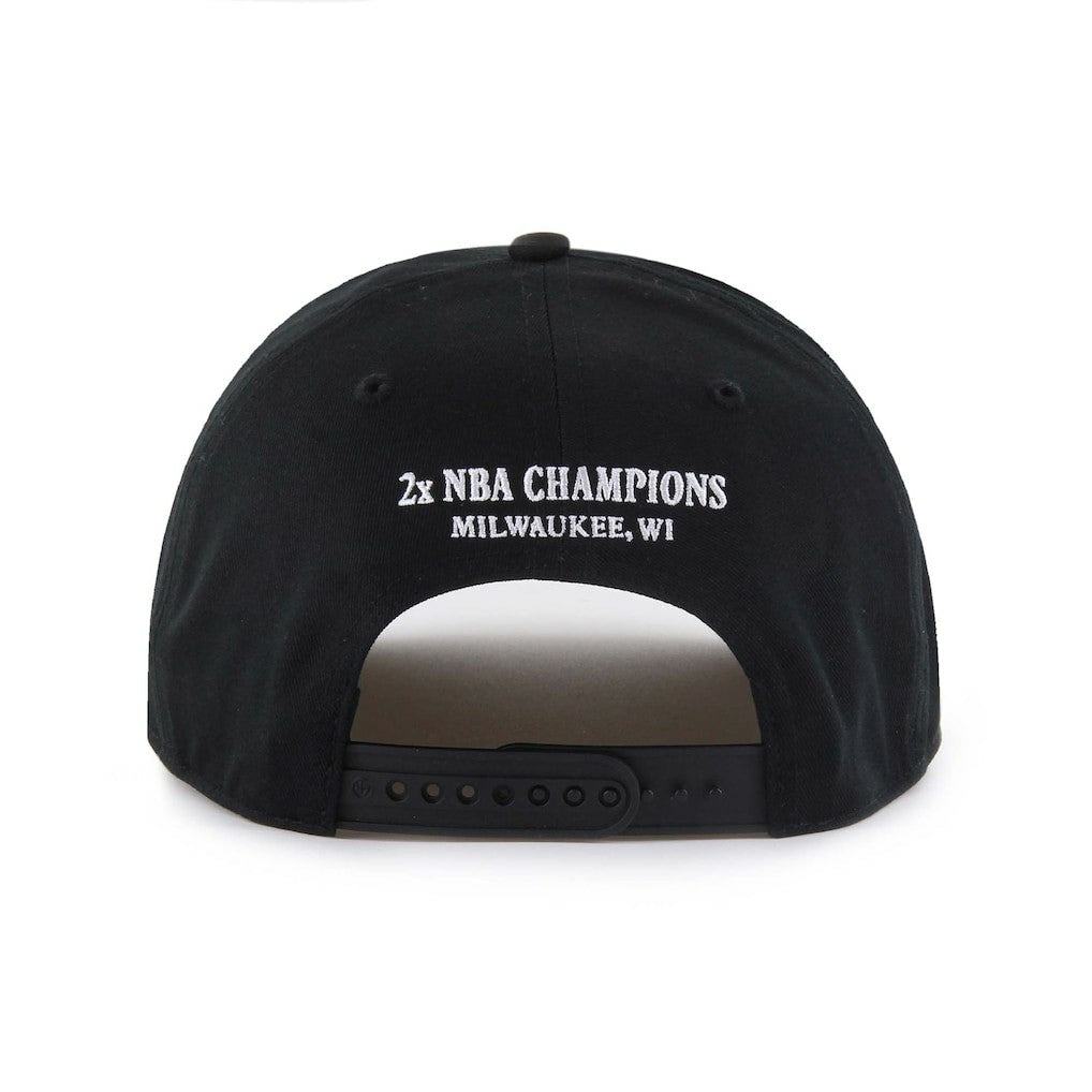 Milwaukee Bucks '47 Every Time Past Champs Hitch Adjustable Hat - Black | 47 brand shop