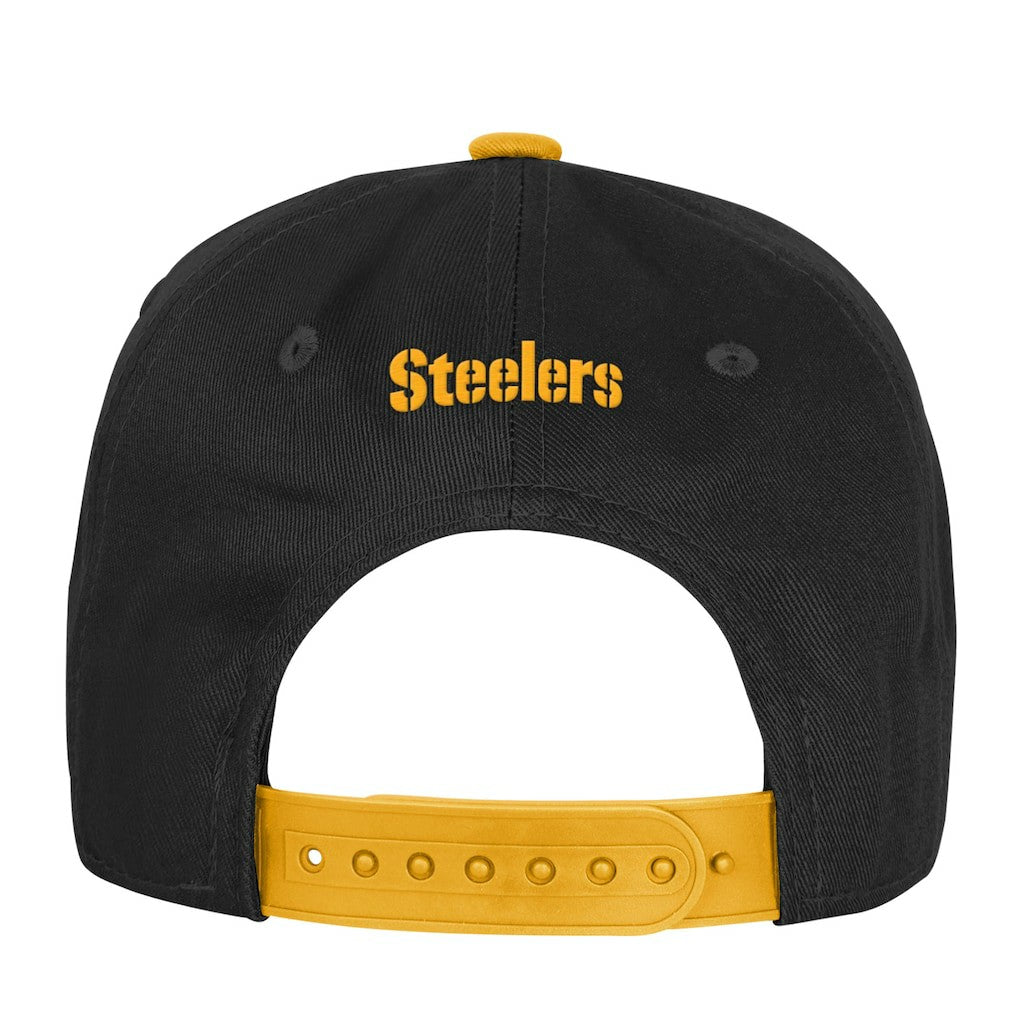 Pittsburgh Steelers Outerstuff Youth True Retro Adjustable Hat - Black online