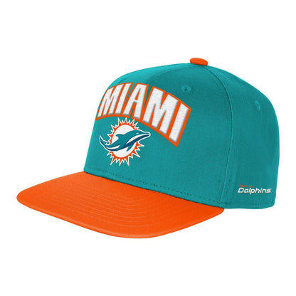 Miami Dolphins Outerstuff Youth Essentials Snapback Hat - Aqua for sale