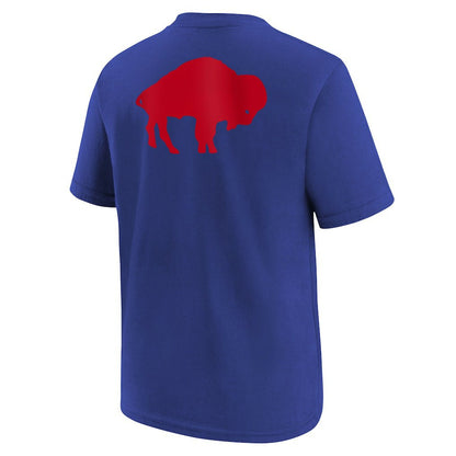 Buffalo Bills Youth Rewind Front & Back Essential T-Shirt - Royal | Nike sale