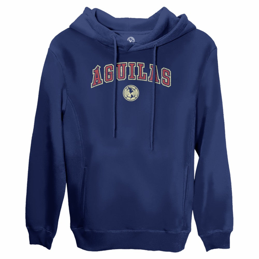 Club America 1863FC Athletic Wordmark Fleece Pullover Hoodie - Navy discount