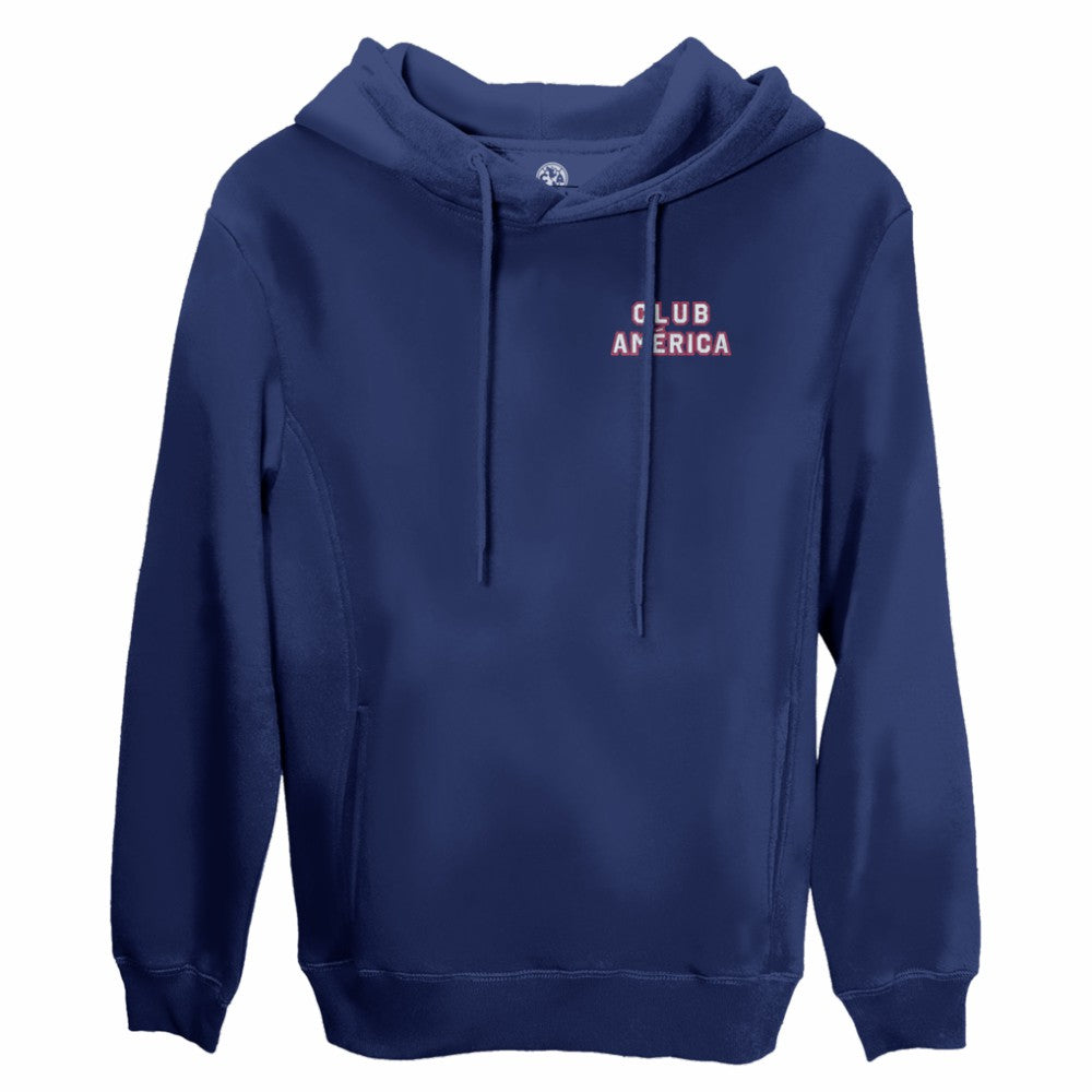 Club America 1863FC Wordmark Fleece Pullover Hoodie - Navy sale