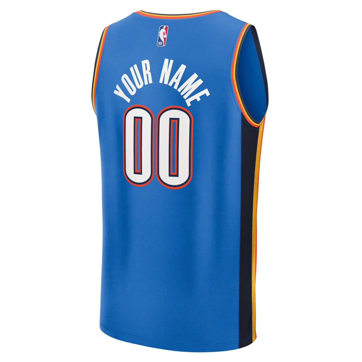 Oklahoma City Thunder Fast Break Custom Jersey - Icon Edition - Blue | Fanatics discount