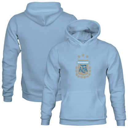 Argentina National Team 1863FC Youth Color Badge Fleece Pullover Hoodie - Blue online