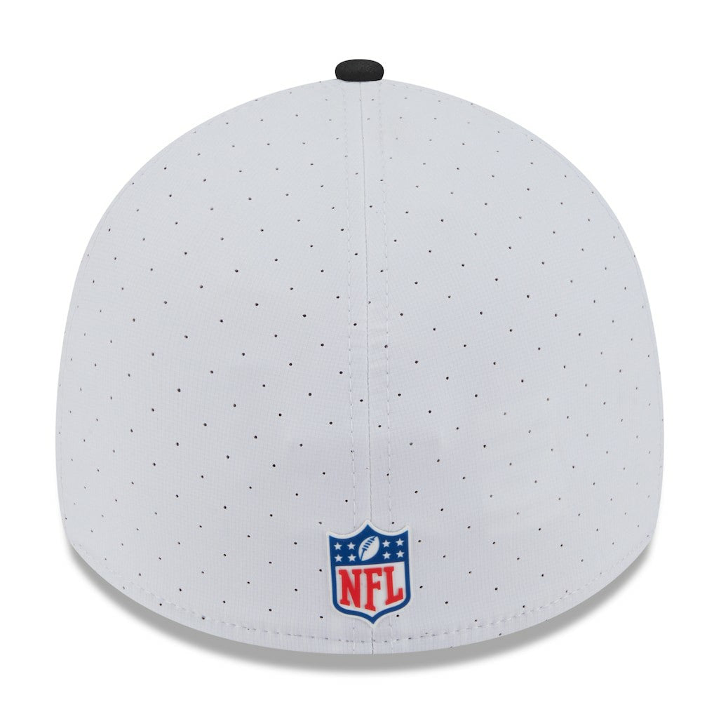 Cincinnati Bengals New Era 2025 NFL Training Camp 39THIRTY Flex Hat - White/Black sale