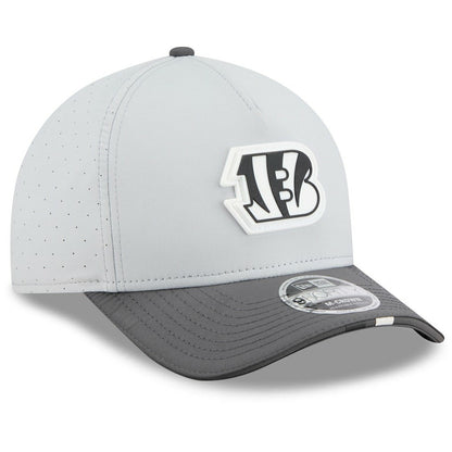 Cincinnati Bengals New Era 2025 NFL Training Camp A-Frame 9FORTY Adjustable Hat - Gray/Graphite outlet