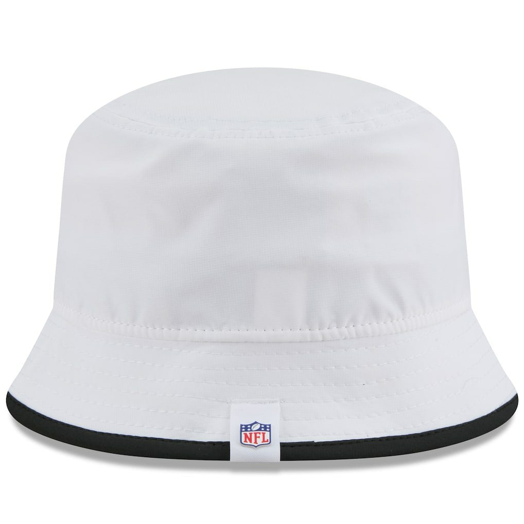 Pittsburgh Steelers New Era 2025 NFL Training Camp Stretch Bucket Hat - White on sale