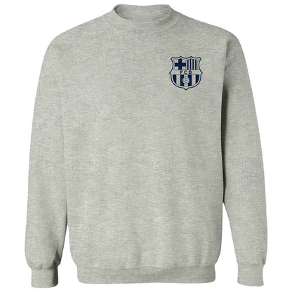 Barcelona Vive La Fete Women's Impressions Artwork Pullover Sweatshirt - Gray cheap