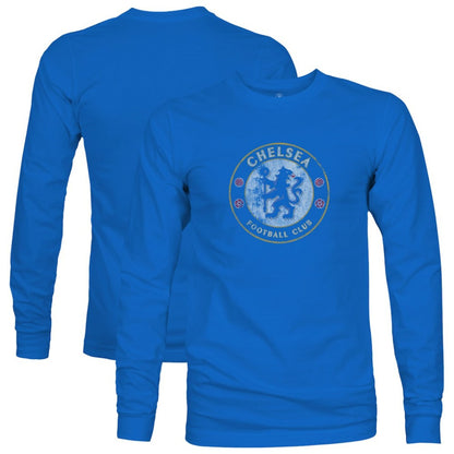 Chelsea 1863FC Color Badge Long Sleeve T-Shirt - Blue discount