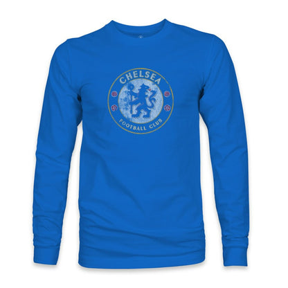 Chelsea 1863FC Color Badge Long Sleeve T-Shirt - Blue discount