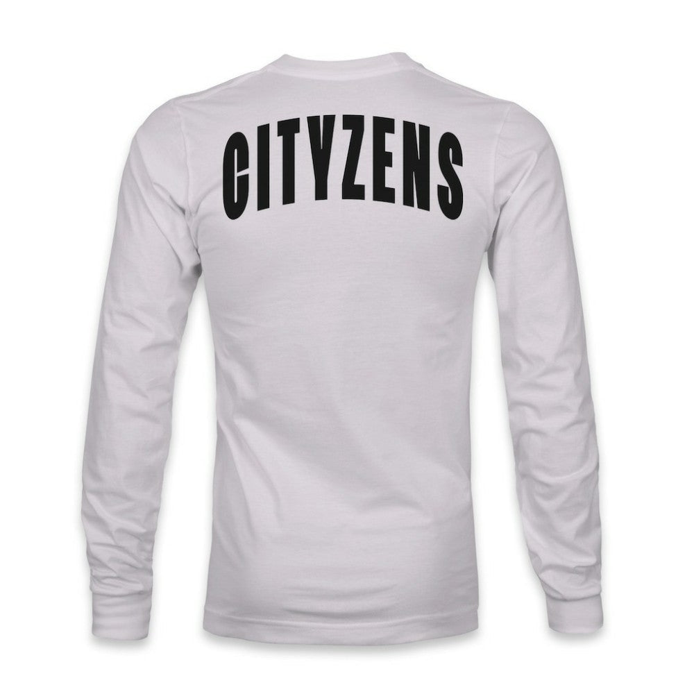 Manchester City 1863FC Back Team Arch Long Sleeve T-Shirt - Gray sale