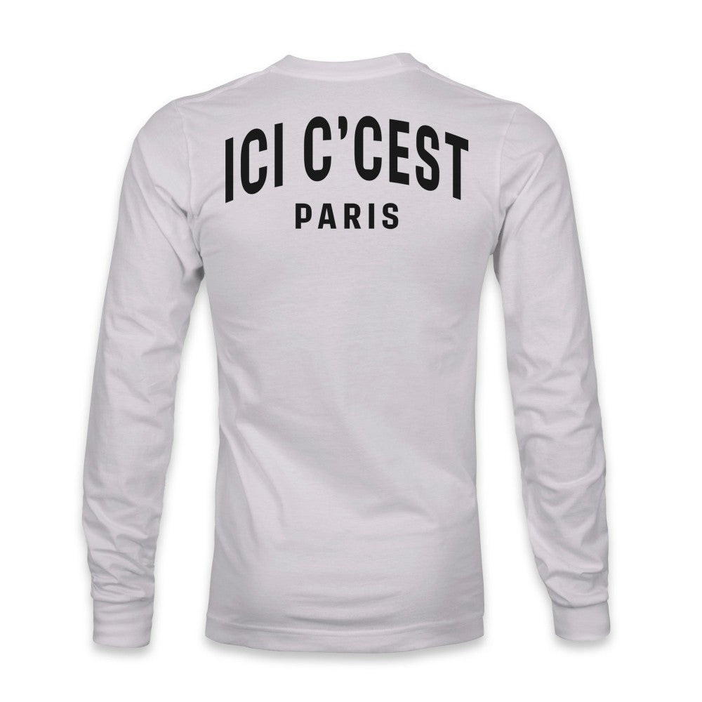 Paris Saint-Germain 1863FC Back Team Arch Long Sleeve T-Shirt - Gray outlet