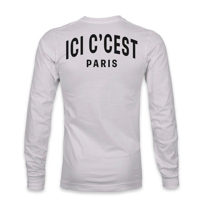 Paris Saint-Germain 1863FC Back Team Arch Long Sleeve T-Shirt - Gray outlet