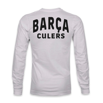 Barcelona 1863FC Back Team Arch Long Sleeve T-Shirt - Gray on sale