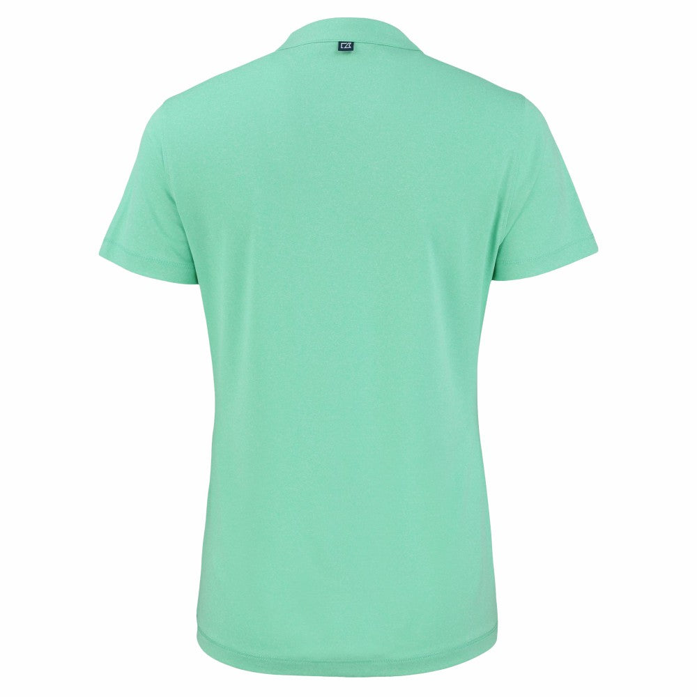 Houston Astros Cutter & Buck Forge Heathered Stretch Blade Top - Heather Mint