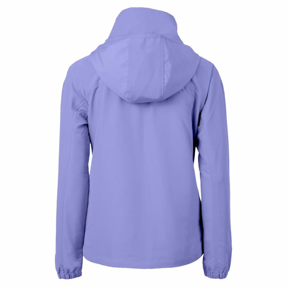 New York Yankees Cutter & Buck Women's Charter Eco Recycled Full-Zip Jacket - Lavender