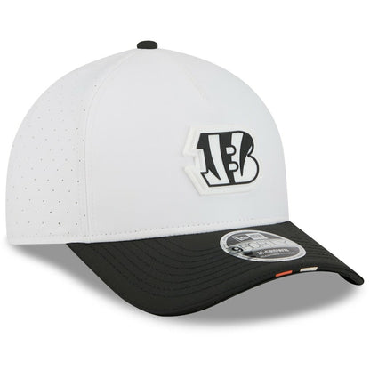 Cincinnati Bengals New Era Preschool 2025 NFL Training Camp A-Frame 9FORTY Adjustable Hat - White/Black outlet
