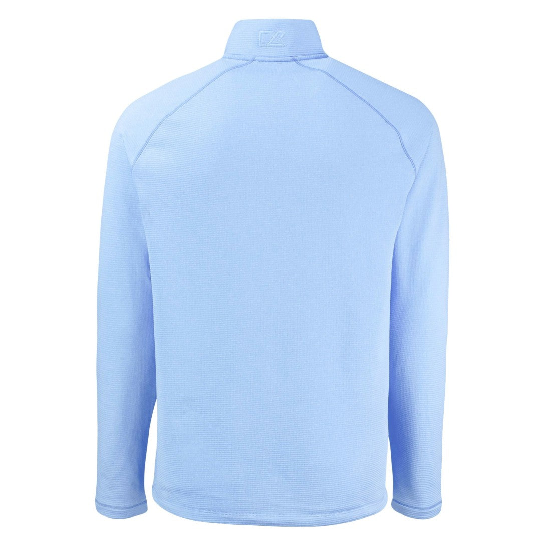 Green Bay Packers Cutter & Buck Peshastin Eco Fleece Recycled Raglan Quarter-Zip Top - Powder Blue on sale
