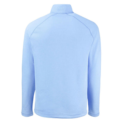 Green Bay Packers Cutter & Buck Peshastin Eco Fleece Recycled Raglan Quarter-Zip Top - Powder Blue on sale