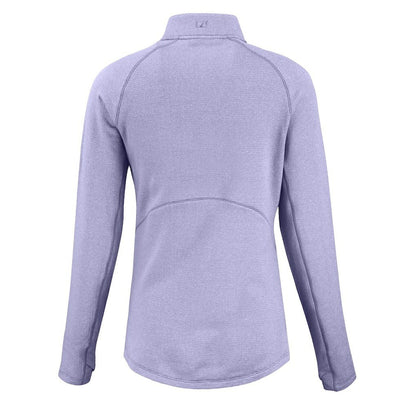 San Francisco 49ers Cutter & Buck Women's Peshastin Eco Fleece Recycled Half-Zip Top - Purple online