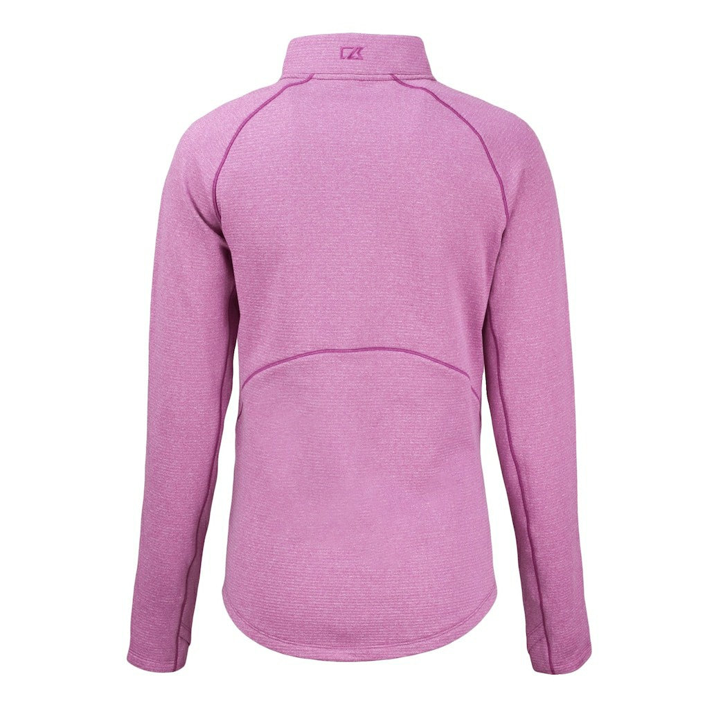 San Francisco 49ers Cutter & Buck Women's Peshastin Eco Fleece Recycled Half-Zip Top - Pink outlet