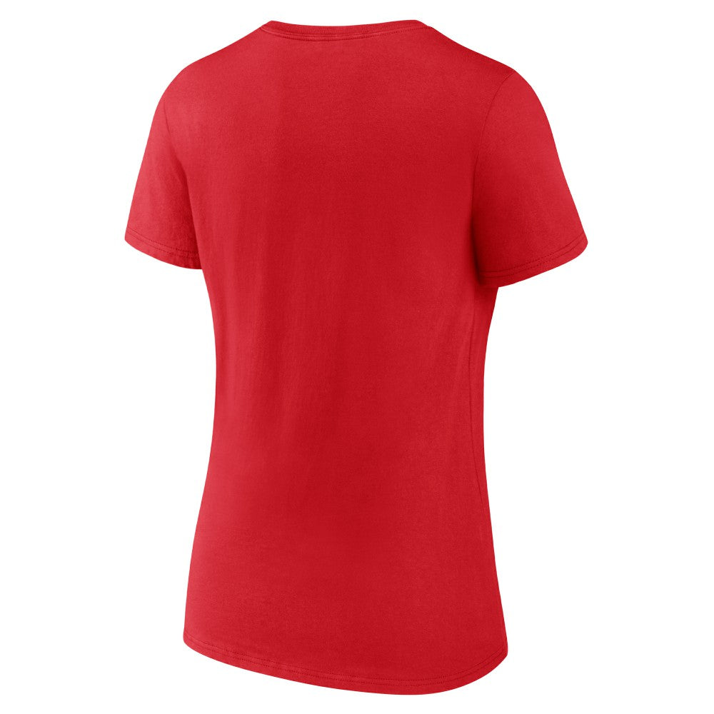 Cincinnati Reds Women's One And Only V-Neck T-Shirt - Red