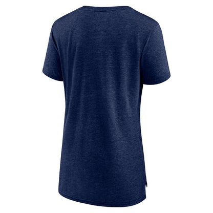San Diego Padres Women's Power Swing Tri-Blend T-Shirt - Navy
