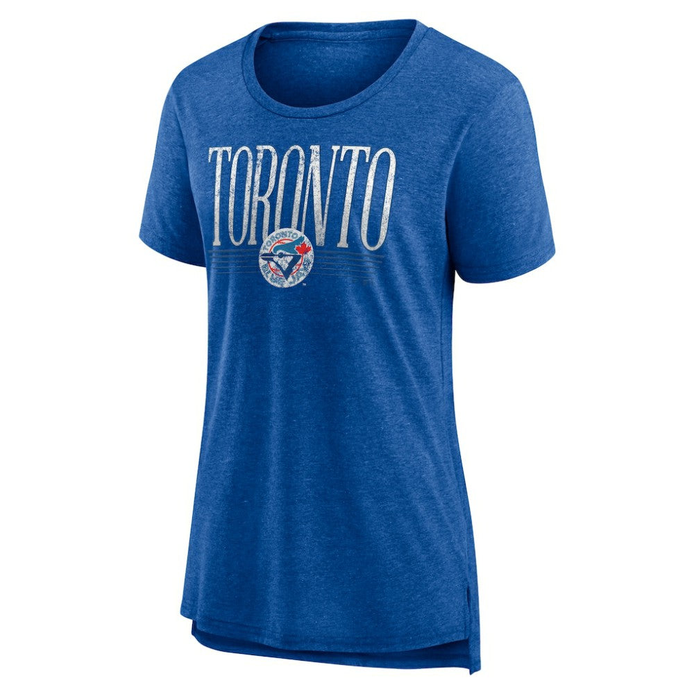 Toronto Blue Jays Women's Toppler Tri-Blend T-Shirt - Royal