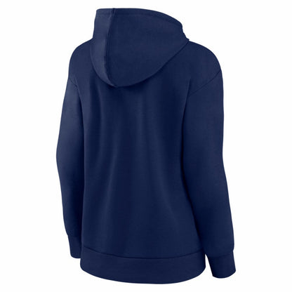 Washington Nationals Women's Distressed Team Pullover Hoodie - Navy