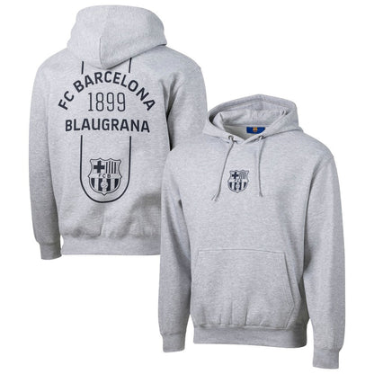 Barcelona Sport Design Sweden Streetwear Relaxed Pullover Hoodie - Heather Gray outlet
