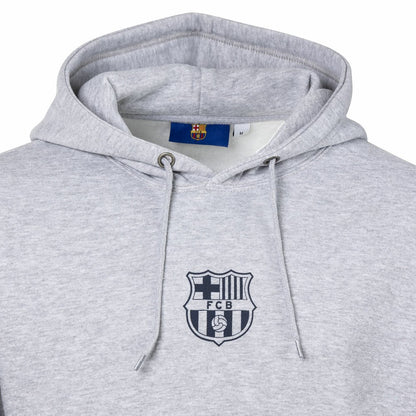 Barcelona Sport Design Sweden Streetwear Relaxed Pullover Hoodie - Heather Gray outlet