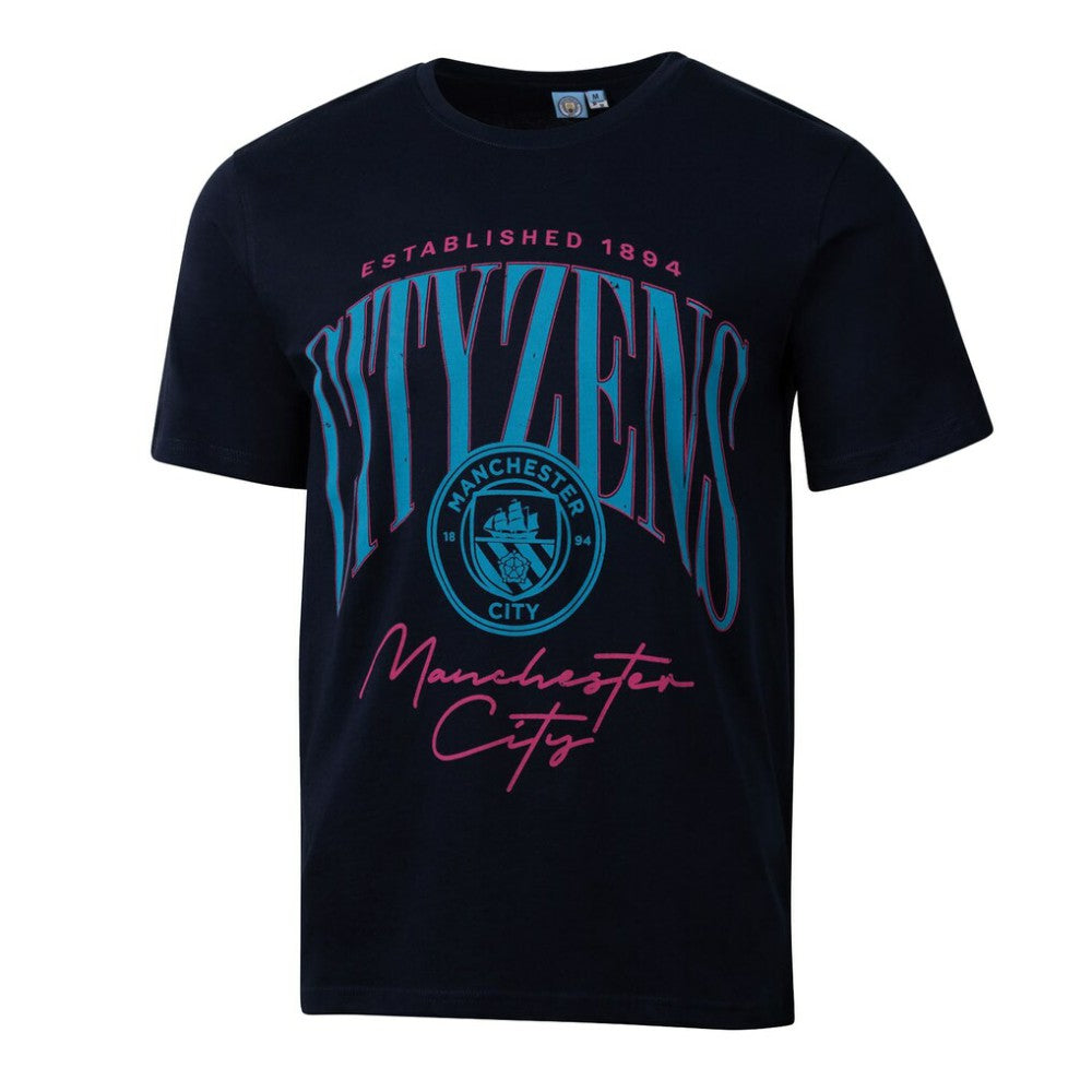 Manchester City Sport Design Sweden Hometown Hero Graphic T-Shirt - Navy outlet