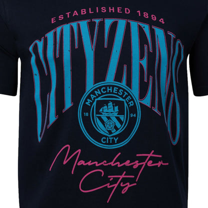 Manchester City Sport Design Sweden Hometown Hero Graphic T-Shirt - Navy outlet