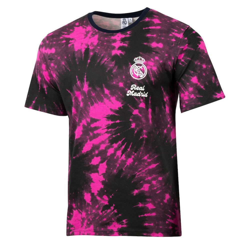 Real Madrid Sport Design Sweden Relaxed Time Out Tie-Dye T-Shirt - Black shop