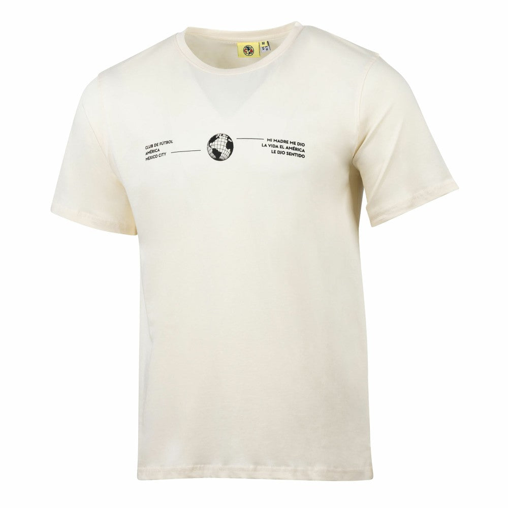 Club America Sport Design Sweden Everyday Relaxed T-Shirt - Cream shop