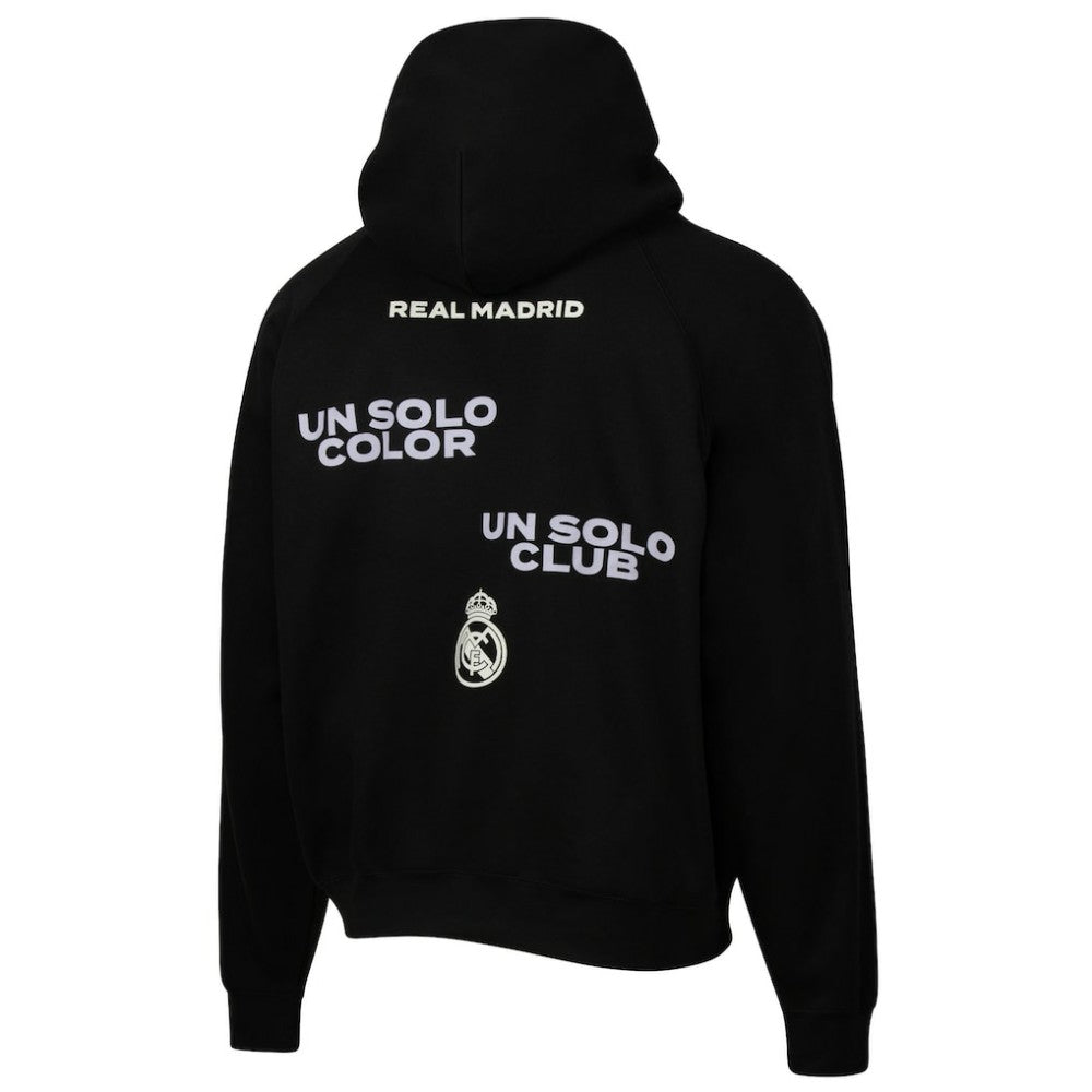 Real Madrid Sport Design Sweden Overtime Oversized Raglan Hoodie - Black sale