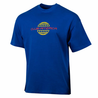 Club America Sport Design Sweden Worldwide Oversized T-Shirt - Royal sale
