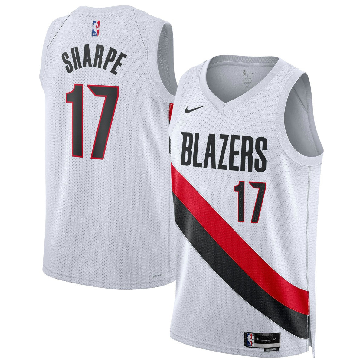 Shaedon Sharpe Portland Trail Blazers Unisex Swingman Player Jersey - Association Edition - White | Nike on sale