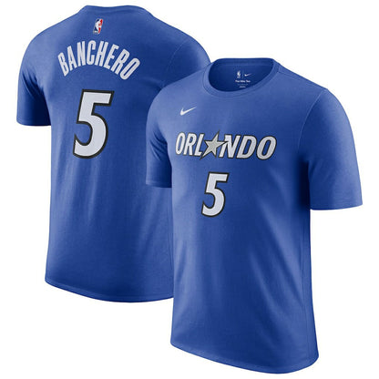 Paolo Banchero Orlando Magic Icon Edition Name & Number T-Shirt - Blue | Nike cheap